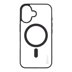 Husa OBAL:ME MagNetix Outline (MagSafe) pentru Apple iPhone 16, Neagra