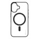 Husa OBAL:ME MagNetix Outline (MagSafe) pentru Apple iPhone 16, Neagra (Bakr, 57983126762) by www.silkase.ro