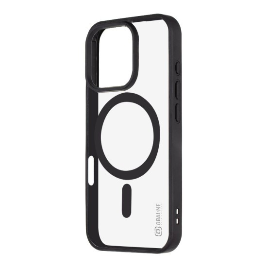 Husa OBAL:ME MagNetix Outline (MagSafe) pentru Apple iPhone 16 Pro, Neagra (Bakr, 57983126763) by www.silkase.ro