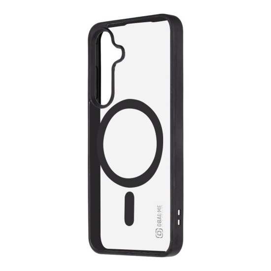Husa OBAL:ME MagNetix Outline (MagSafe) pentru Samsung Galaxy S25, Neagra (Bakr, 57983126766) by www.silkase.ro