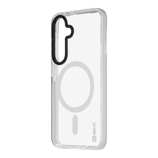 Husa Bumper OBAL:ME MagNetix pentru Samsung Galaxy S25, Alba (Bakr, 57983126776) by www.silkase.ro