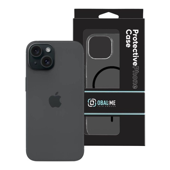 Husa OBAL:ME MagNetix Limpid (MagSafe) pentru Apple iPhone 15, Transparentă (Bakr, 57983126787) by www.silkase.ro