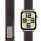 Curea Textilă OBAL:ME pentru Apple Watch 42-49mm, M/L, Gri/Verde (Bakr, 57983126807) by www.silkase.ro