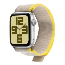 Curea Textilă OBAL:ME pentru Apple Watch 42-49mm, M/L, Bej/Galben Curea Textilă OBAL:ME pentru Apple Watch 42-49mm, M/L, Bej/Galben
