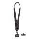 Snur de Gât (Curea Crossbody) OBAL:ME NeckTag Ribbon Rope, Negru (Bakr, 57983126809) by www.silkase.ro
