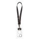 Snur de Gât (Curea Crossbody) OBAL:ME NeckTag Ribbon Rope, Negru (Bakr, 57983126809) by www.silkase.ro