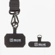 Snur de Gât (Curea Crossbody) OBAL:ME NeckTag Ribbon Rope, Negru (Bakr, 57983126809) by www.silkase.ro
