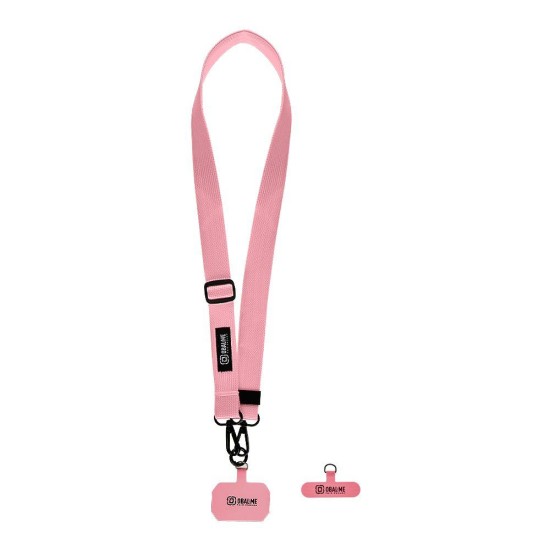 Snur de Gât (Curea Crossbody) OBAL:ME NeckTag Ribbon Rope, Roz Snur de Gât (Curea Crossbody) OBAL:ME NeckTag Ribbon Rope, Roz (Bakr, 57983126810) by www.silkase.ro
