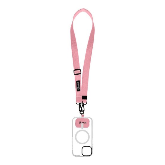 Snur de Gât (Curea Crossbody) OBAL:ME NeckTag Ribbon Rope, Roz Snur de Gât (Curea Crossbody) OBAL:ME NeckTag Ribbon Rope, Roz (Bakr, 57983126810) by www.silkase.ro