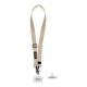 Snur de Gât (Curea Crossbody) OBAL:ME NeckTag Ribbon Rope, Bej (Ivory) Snur de Gât (Curea Crossbody) OBAL:ME NeckTag Ribbon Rope, Bej (Ivory) (Bakr, 57983126811) by www.silkase.ro