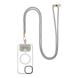 Snur de Gât (Curea Crossbody) OBAL:ME NeckTag Allure Rope, Gri Deschis Snur de Gât (Curea Crossbody) OBAL:ME NeckTag Allure Rope, Gri Deschis