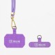 Snur de Gât (Curea Crossbody) OBAL:ME NeckTag Allure Rope, Mov (Bakr, 57983126814) by www.silkase.ro