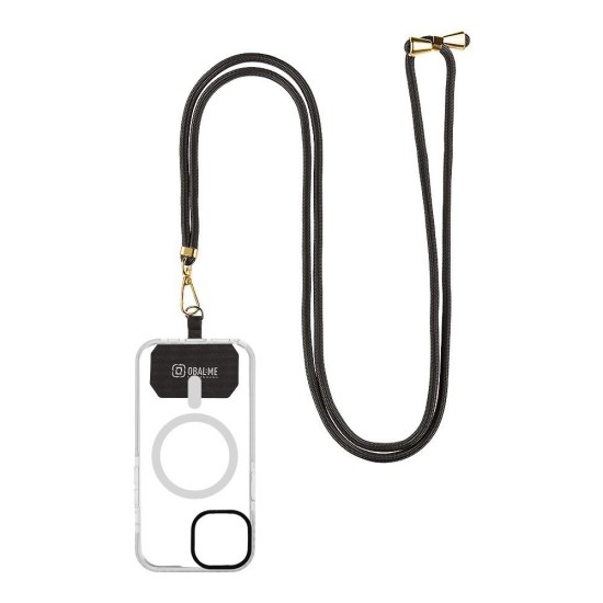 Snur de Gât (Curea Crossbody) OBAL:ME NeckTag Allure Rope, Negru Snur de Gât (Curea Crossbody) OBAL:ME NeckTag Allure Rope, Negru (Bakr, 57983126815) by www.silkase.ro
