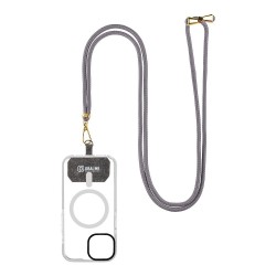 Snur de Gât (Curea Crossbody) OBAL:ME NeckTag Allure Rope, Gri Închis Snur de Gât (Curea Crossbody) OBAL:ME NeckTag Allure Rope, Gri Închis