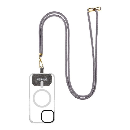 Snur de Gât (Curea Crossbody) OBAL:ME NeckTag Allure Rope, Gri Închis Snur de Gât (Curea Crossbody) OBAL:ME NeckTag Allure Rope, Gri Închis (Bakr, 57983126816) by www.silkase.ro