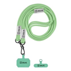 Snur de Gât (Curea Crossbody) OBAL:ME NeckTag Trio Rope, Verde (Mint Green)
