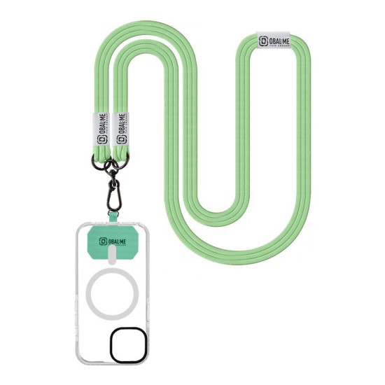 Snur de Gât (Curea Crossbody) OBAL:ME NeckTag Trio Rope, Verde (Mint Green) Snur de Gât (Curea Crossbody) OBAL:ME NeckTag Trio Rope, Verde (Mint Green) (Bakr, 57983126818) by www.silkase.ro