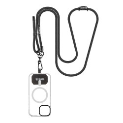 Snur de Gât (Curea Crossbody) OBAL:ME NeckTag Rope, Negru Snur de Gât (Curea Crossbody) OBAL:ME NeckTag Rope, Negru