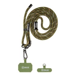 Snur de Gât (Curea Crossbody) OBAL:ME NeckTag Rope, Verde Militar (Army Green)