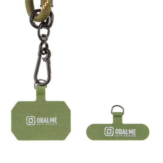 Snur de Gât (Curea Crossbody) OBAL:ME NeckTag Rope, Verde Militar (Army Green) (Bakr, 57983126823) by www.silkase.ro