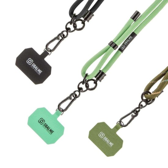 Snur de Gât (Curea Crossbody) OBAL:ME NeckTag Rope, Verde Militar (Army Green) (Bakr, 57983126823) by www.silkase.ro