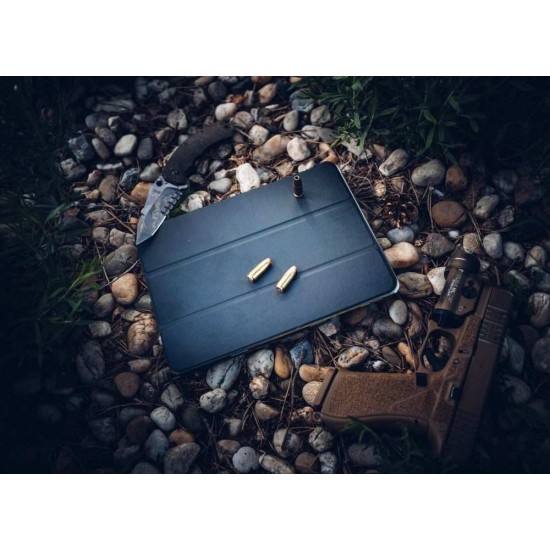 Husa Tactical Book Tri Fold pentru Xiaomi Redmi Pad 2 (11"), Neagra (Bakr, 57983127012) by www.silkase.ro