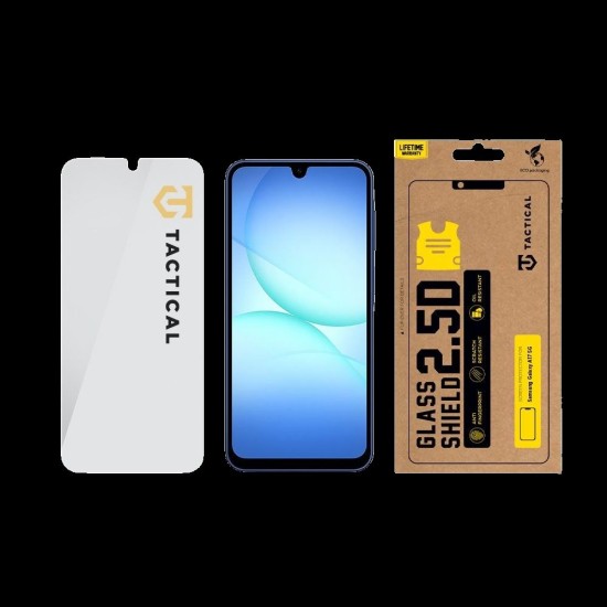 Folie de Sticlă Tactical Glass Shield 2.5D pentru Samsung Galaxy A17 4G / 5G, Transparentă (Bakr, 57983127024) by www.silkase.ro