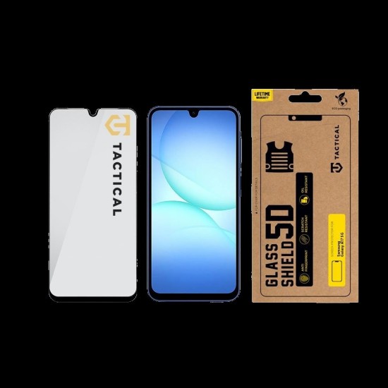 Folie de Sticlă 5D Tactical Glass Shield pentru Samsung Galaxy A17 4G / 5G, Neagră Folie de Sticlă 5D Tactical Glass Shield pentru Samsung Galaxy A17 4G / 5G, Neagră (Bakr, 57983127025) by www.silkase.ro