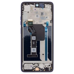 Modul Display LCD cu Touchscreen și Ramă pentru Motorola G56, Albastru (Dazzling Blue) (Service Pack)