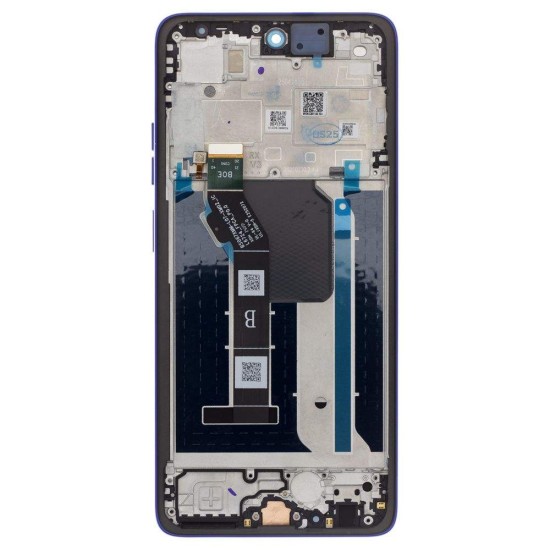 Modul Display LCD cu Touchscreen și Ramă pentru Motorola G56, Albastru (Dazzling Blue) (Service Pack) (Bakr, 5D68C30210) by www.silkase.ro