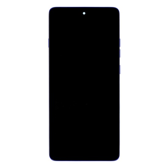 Modul Display LCD cu Touchscreen și Ramă pentru Motorola Edge 60 Pro, Albastru (Dazzling Blue) (Service Pack) (Bakr, 5D68C30046) by www.silkase.ro