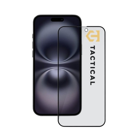 Folie de Sticlă Privacy 5D Tactical Glass Shield Stealth pentru Apple iPhone 15 Plus / 16 Plus, Neagră (Bakr, 57983127192) by www.silkase.ro