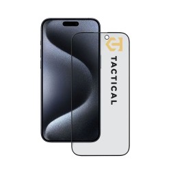 Folie de Sticlă Privacy 5D Tactical Glass Shield Stealth pentru Apple iPhone 15 Pro, Neagră
