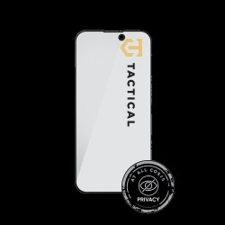 Folie de Sticlă Privacy 5D Tactical Glass Shield Stealth pentru Apple iPhone 15 / 16, Neagră