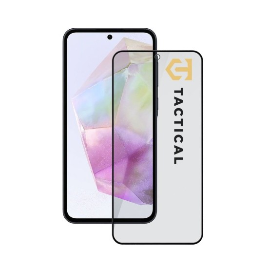 Folie de Sticlă Privacy 5D Tactical Glass Shield Stealth pentru Samsung Galaxy A35 5G, Neagră (Bakr, 57983127201) by www.silkase.ro