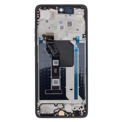 Modul Display LCD cu Touchscreen și Ramă pentru Motorola G56, Gri (Gray Mist) (Service Pack)