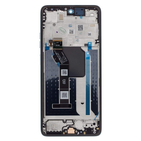 Modul Display LCD cu Touchscreen și Ramă pentru Motorola G56, Gri (Gray Mist) (Service Pack) (Bakr, 5D68C30209) by www.silkase.ro