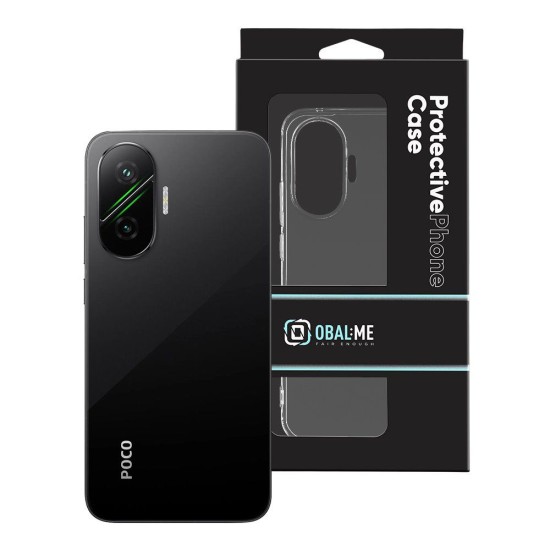 Husa OBAL:ME TPU pentru Xiaomi Poco F7, Transparentă (Bakr, 57983127320) by www.silkase.ro