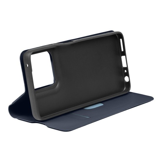 Husa OBAL:ME SmoothTouch pentru Motorola G56, Albastru Închis (Bakr, 57983127363) by www.silkase.ro