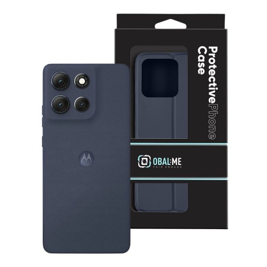 Husa OBAL:ME SmoothTouch pentru Motorola G86 / G86 Power, Albastru Închis (Bakr, 57983127366) by www.silkase.ro