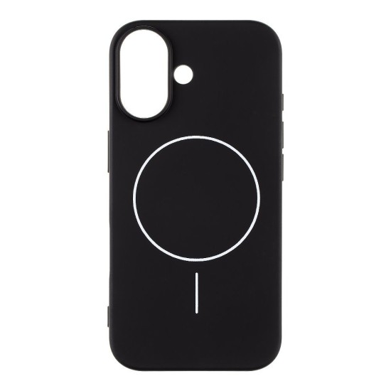 Husa OBAL:ME MagNetix Matte TPU (MagSafe) pentru Apple iPhone 17, Neagra (Bakr, 57983127378) by www.silkase.ro