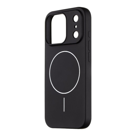 Husa OBAL:ME MagNetix Matte TPU (MagSafe) pentru Apple iPhone 17 Pro, Neagra (Bakr, 57983127381) by www.silkase.ro