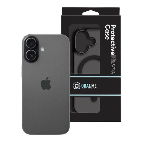 Husa OBAL:ME MagNetix Outline (MagSafe) pentru Apple iPhone 17, Neagra (Bakr, 57983127390) by www.silkase.ro