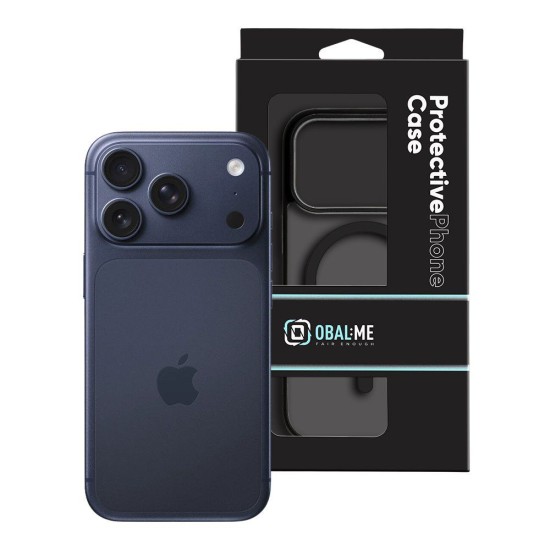 Husa OBAL:ME MagNetix Outline (MagSafe) pentru Apple iPhone 17 Pro, Neagra (Bakr, 57983127393) by www.silkase.ro