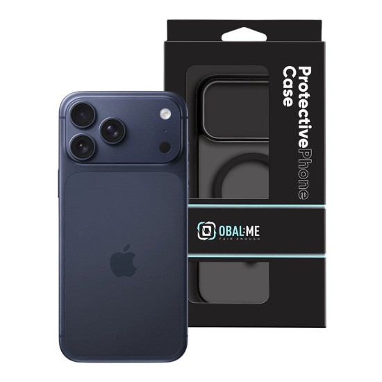 Husa OBAL:ME MagNetix Outline (MagSafe) pentru Apple iPhone 17 Pro Max, Neagra (Bakr, 57983127395) by www.silkase.ro
