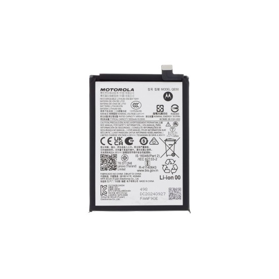 Acumulator Baterie Originală Motorola (QE50), 5000mAh (Service Pack) (Bakr, SB18E14178) by www.silkase.ro
