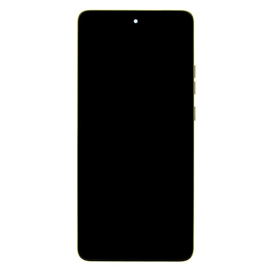 Modul Display LCD cu Touchscreen și Ramă pentru Motorola G86, Verde (Golden Cypress) (Service Pack) (Bakr, 5D68C30476) by www.silkase.ro