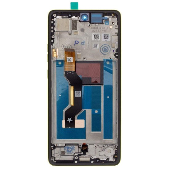 Modul Display LCD cu Touchscreen și Ramă pentru Motorola G86, Verde (Golden Cypress) (Service Pack) (Bakr, 5D68C30476) by www.silkase.ro