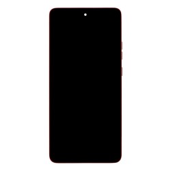 Modul Display LCD cu Touchscreen și Ramă pentru Motorola G86, Roșu (Chrysanthemum) (Service Pack)