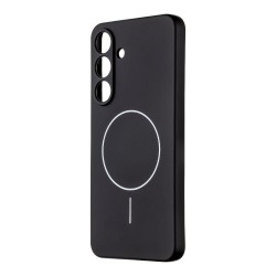 Husa OBAL:ME MagNetix Matte TPU (MagSafe) pentru Samsung Galaxy S25 FE, Neagra